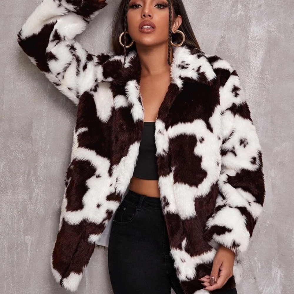 Cowprint jacket